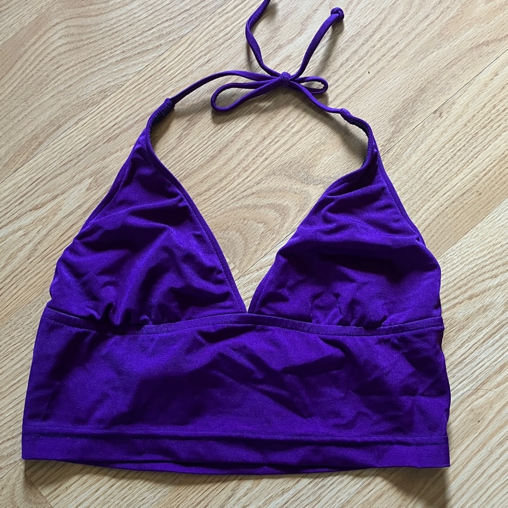 Elegant Purple Swim Bandeau
